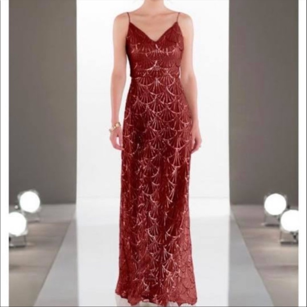 Sorella Vita red sequin gown